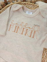 Load image into Gallery viewer, Baby Girl Outfit | Hello Pumpkin Oatmeal Bodysuit - Fall Baby