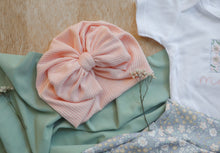 Load image into Gallery viewer, Personalized Baby Girl Outfit | White Bodysuit Small Flowers Skirt Green Baby Name