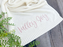 Load image into Gallery viewer, Personalized Baby Name Blanket