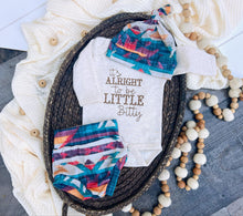 Load image into Gallery viewer, Western Baby Outfit | Oatmeal Bodysuit - It's Alright To Be Little Bitty