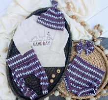 Load image into Gallery viewer, Football Baby Outfit | Oatmeal Pullover Sweatshirt - Game Day