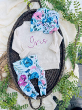 Load image into Gallery viewer, Personalized Baby Name Outfit | Oatmeal Pullover Sweatshirt