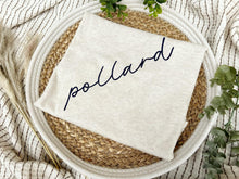 Load image into Gallery viewer, Personalized Navy Blue Beige Baby Boy Outfit | Navy Blue Romper Biege Stripe