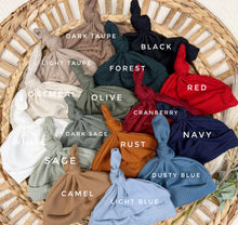 Load image into Gallery viewer, Personalized Newborn Baby Boy Outfit | Oatmeal Bodysuit Blue Custom Baby Name - Luke Bean