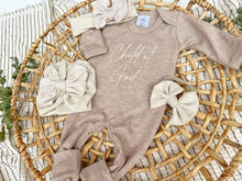Load image into Gallery viewer, Baby Outfit | Mocha Brown Romper Child of God