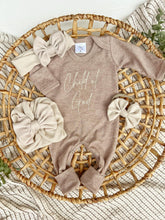 Load image into Gallery viewer, Baby Outfit | Mocha Brown Romper Child of God
