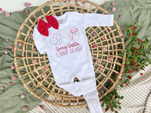 Load image into Gallery viewer, Baby Outfit | White Romper Sorry Santa I Drank The Milk