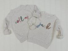 Load image into Gallery viewer, Personalized Baby & Kids Lightweight Sweatshirt – 3D Puff Name