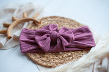 Load image into Gallery viewer, Personalized Baby Girl Outfit | Oatmeal Beige Romper Ellison Purple Chunky Chain Stitch