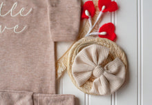 Load image into Gallery viewer, Baby Boy Outfit | Mocha Brown Romper Valentine - Little Love