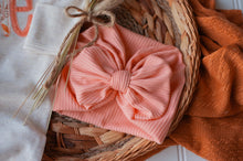 Load image into Gallery viewer, Personalized Baby Girl Outfit | Oatmeal Baby Tie Gown Floral Pink Yellow Baby Name