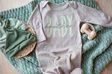 Load image into Gallery viewer, Baby Brother Outfit | Mocha Brown Gown Green
