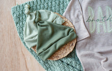 Load image into Gallery viewer, Baby Brother Outfit | Mocha Brown Gown Green