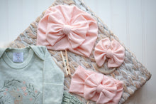 Load image into Gallery viewer, Baby Girl Easter Outfit | Sage Green Romper -Tiny Floral Bunny