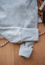 Load image into Gallery viewer, Baby Boy Easter Outfit | Gray Romper- The Lord Is My Shepherd