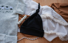 Load image into Gallery viewer, Baby Boy Easter Outfit | Gray Romper- The Lord Is My Shepherd