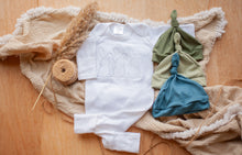 Load image into Gallery viewer, Baby Boy Easter Outfit | White Romper - Easter Bunnies