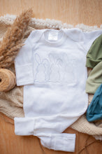 Load image into Gallery viewer, Baby Boy Easter Outfit | White Romper - Easter Bunnies