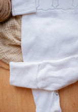 Load image into Gallery viewer, Baby Boy Easter Outfit | White Romper - Easter Bunnies