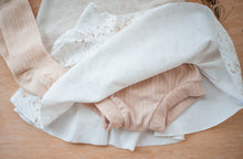 Load image into Gallery viewer, Personalized Baby Girl Outfit | Oatmeal Bodysuit Floral Baby Name- Wildflower