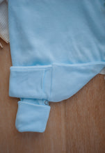 Load image into Gallery viewer, Personalized Baby Girl Outfit | Blue Romper Blue Stitch Baby Name