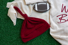 Load image into Gallery viewer, Baby Outfit | Oatmeal Romper Embroidered Red Woo Baby - Arkansas