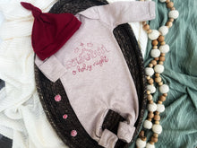 Load image into Gallery viewer, Christmas Baby Outfit | Mocha Brown Baby Romper - O Holy Night