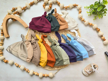 Load image into Gallery viewer, Knotted Baby Hats - Solid Colors Handsewn Wholesale 5 Minimum