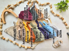 Load image into Gallery viewer, Knotted Baby Hats - Solid Colors Handsewn Wholesale 5 Minimum