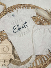 Load image into Gallery viewer, Personalized Boy Shirt and Shorts Set | Custom Name Outfit