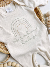 Load image into Gallery viewer, Baby boy outfit gift rainbow newborn outfit rainbow baby gender neutral romper boho rainbow twins outfits simple rainbow baby girl outfit