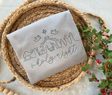 Load image into Gallery viewer, Personalized Christmas Shirt boy girl, Christmas nativity, family pictures holiday Christmas card, girl boy Christmas outfit little girl boy