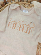 Load image into Gallery viewer, Baby Outfit | Hello Pumpkin Oatmeal Bodysuit - Fall Baby
