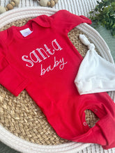 Load image into Gallery viewer, Christmas Baby Outfit | Red Romper Santa Baby
