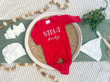 Load image into Gallery viewer, Christmas Baby Outfit | Red Romper Santa Baby
