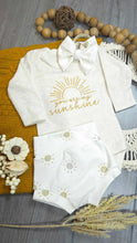 Load image into Gallery viewer, Baby Girl Outfit | Oatmeal Bodysuit You Are My Sunshine - Fall Baby
