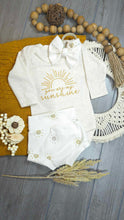 Load image into Gallery viewer, Baby Girl Outfit | Oatmeal Bodysuit You Are My Sunshine - Fall Baby
