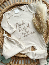 Load image into Gallery viewer, Newborn Baby Outfit | Made Perfect Oatmeal Romper
