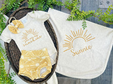 Load image into Gallery viewer, Baby Girl Outfit | Oatmeal Bodysuit You Are My Sunshine
