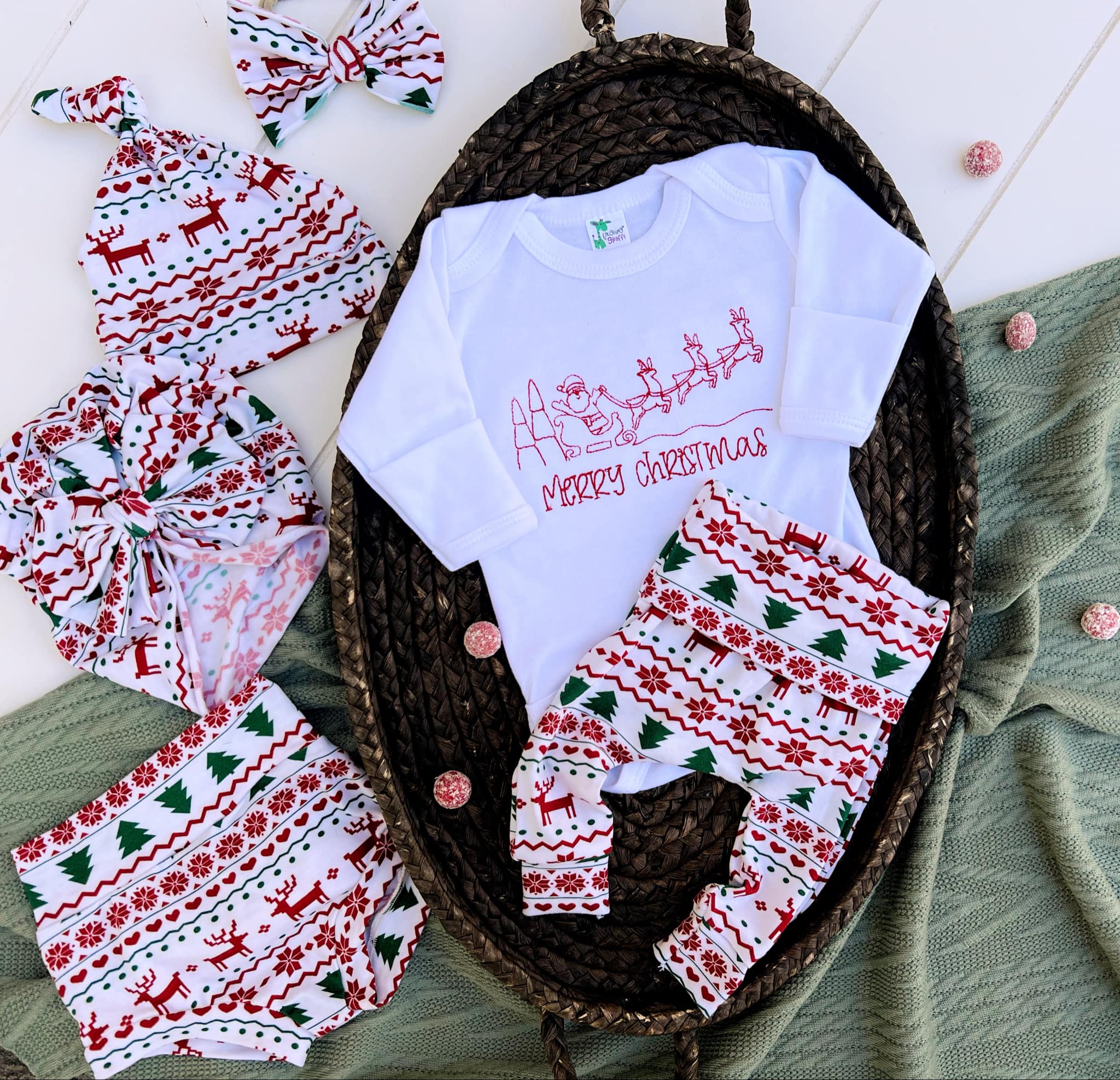 Baby Christmas Outfits Wonderfully Made