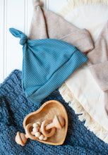 Load image into Gallery viewer, Baby Boy Outfit | Mocha Romper Blue Love - Valentine
