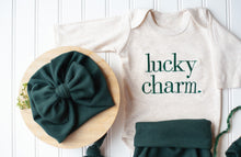 Load image into Gallery viewer, St. Patrick&#39;s Day Baby Outfit | Oatmeal Bodysuit - Lucky Charm
