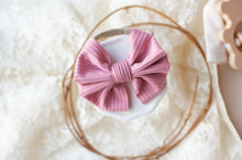 Load image into Gallery viewer, Personalized Baby Girl Outfit | Oatmeal Bodysuit Pink Ballet Bow Initial Baby Name
