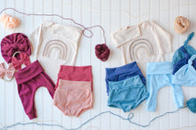 Load image into Gallery viewer, Custom Baby Outfit | Oatmeal Bodysuit - Rainbow Felt
