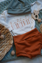 Load image into Gallery viewer, Baby Outfit | Hello Pumpkin Oatmeal Bodysuit - Fall Baby

