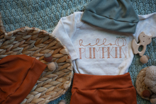 Load image into Gallery viewer, Baby Outfit | Hello Pumpkin Oatmeal Bodysuit - Fall Baby
