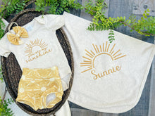 Load image into Gallery viewer, Baby Girl Outfit | Oatmeal Bodysuit You Are My Sunshine
