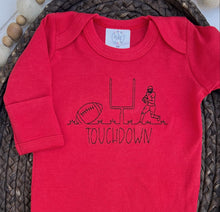 Load image into Gallery viewer, Football Baby Outfit | Red Baby Boy Romper - Touchdown
