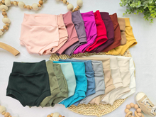 Load image into Gallery viewer, Baby Accessory Sets - Bows Headwraps Turbans Bummies Pants - Solid Colors
