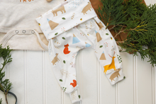 Load image into Gallery viewer, Baby Boy Outdoors Outfit | Oatmeal Beige Bodysuit - Pack My Diapers I&#39;m Going Hiking
